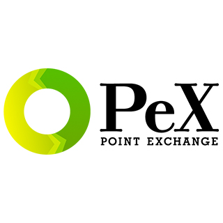 りゅうぎんCRECOポイントで交換できるPeXポイントギフトを運営しているPeXのロゴ